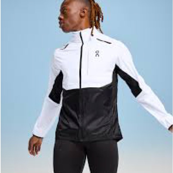 On Running Lightweight Windbreaker Jacket White Black Men’s XL - Picture 2 of 11